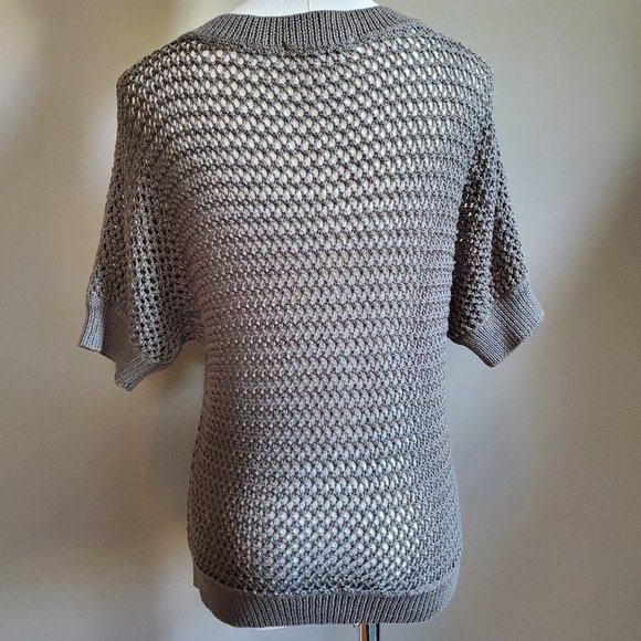 Uniqlo open knit dolman 3/4 sleeve sweater Small - Picture 6 of 13